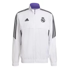 Real Madrid Mens Presentation Soccer Jacket White 2023-24