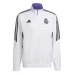 Real Madrid Mens Presentation Soccer Jacket White 2023-24