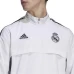 Real Madrid Mens Presentation Soccer Jacket White 2023-24