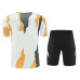 Real Madrid Mens Warm Up Soccer Kit 2024-25