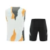 Real Madrid Mens Warm Up Sleeve Soccer Kit 2024-25