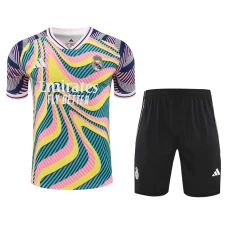 Real Madrid Mens Warm Up Soccer Kit 2025-26