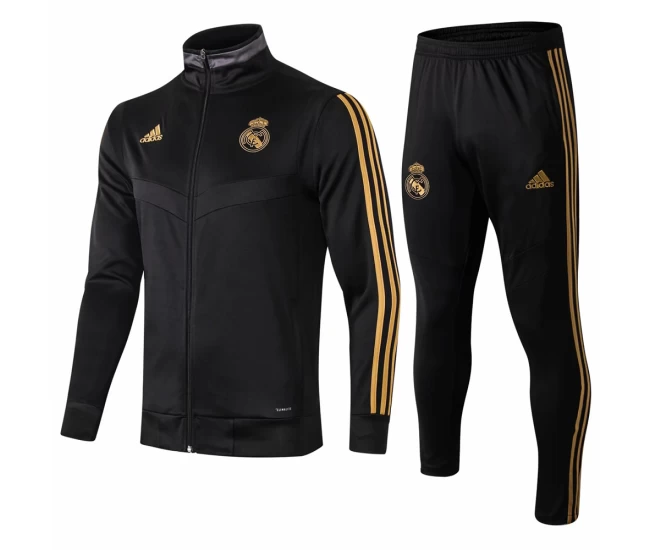 Real Madrid Presentation Soccer Black Tracksuit 2019/20