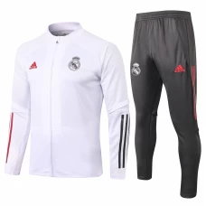 Real Madrid Presentation Soccer White Tracksuit 2020