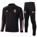 Real Madrid Presentation Soccer Tracksuit Black 2020 2021