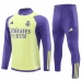 Real Madrid Purple Training Technical Soccer Tracksuit 2023-24