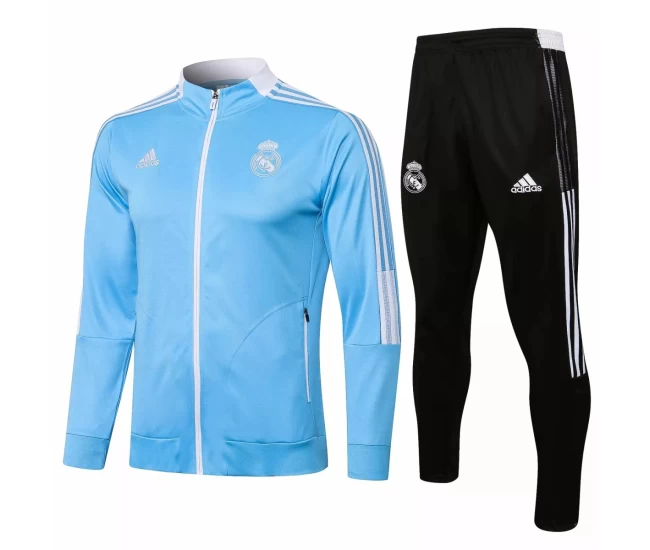 Real Madrid Blue Training Presentation Soccer Tracksuit 2021-22