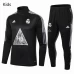 Real Madrid Training Soccer Tracksuit Human Race Black Kids 2020 2021