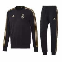 Real Madrid Training Sweat Soccer Black Tracksuit 2019/20