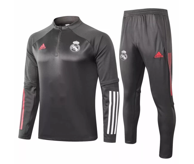 Real Madrid Training Sweat Soccer Black Tracksuit 2020