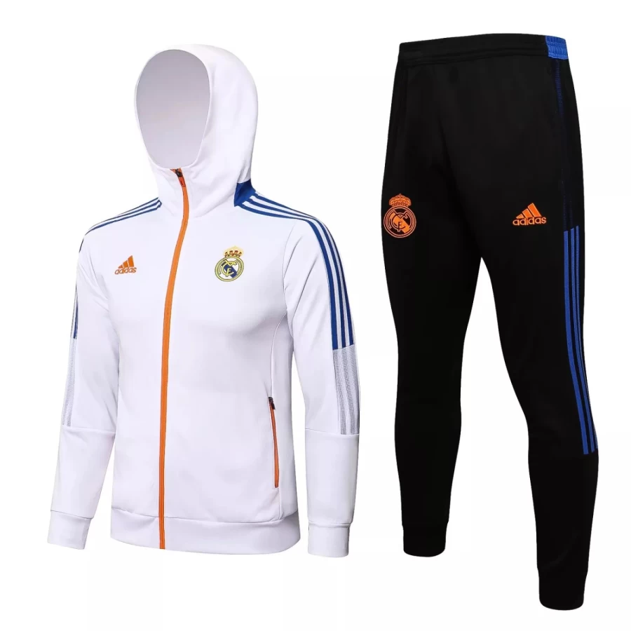 REAL MADRID 21/22 TIRO 21 HOODED TRACK TOP - SoccerWorld - SoccerWorld