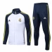 Real Madrid White Training Presentation Soccer Tracksuit 2022-23