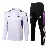 Real Madrid White Technical Training Soccer Tracksuit 2022-23
