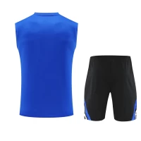 Inter Milan Adult Training Sleeveless Blue Soccer Kit 2025-26
