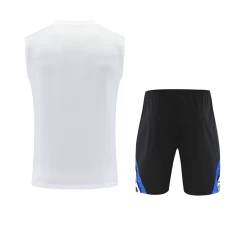 Inter Milan Adult Training Sleeveless White Soccer Kit 2025-26