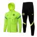 Inter Milan Green Training Hooded Presentation Soccer Tracksuit 2021-22