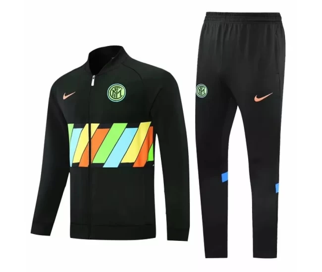 Inter Milan 2021 Presentation Training Soccer Tracksuit