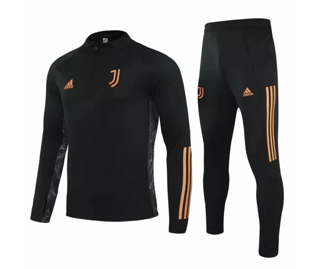 Juventus Technical Training Soccer Tracksuit Black 2020 2021