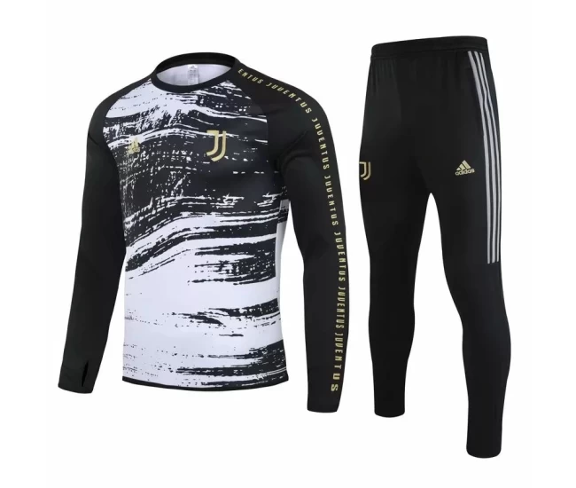 Juventus Technical Training Soccer Tracksuit Neck Black 2020 2021