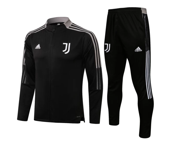 Juventus Black Training Presentation Soccer Tracksuit 2021-22