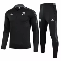 Juventus Core Black Technical Training Soccer Tracksuit 2021-22