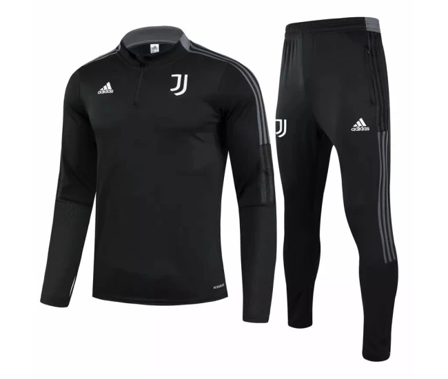 Juventus Core Black Technical Training Soccer Tracksuit 2021-22