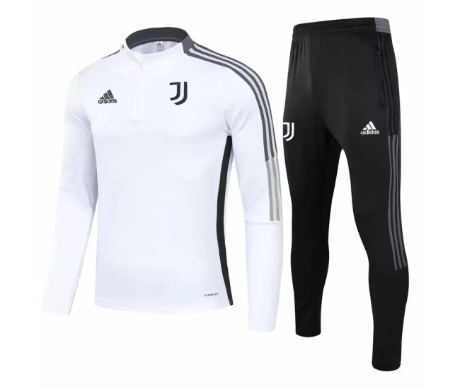 Juventus Core White Technical Training Soccer Tracksuit 2021-22