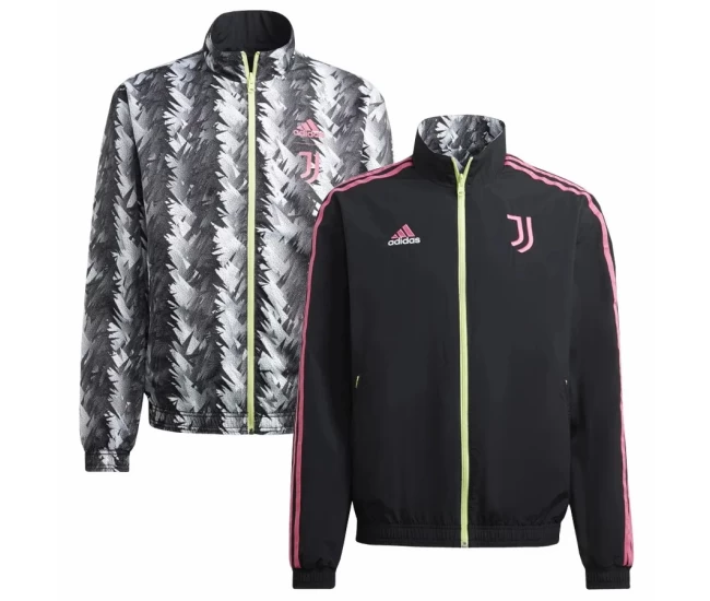 Juventus Mens Reversible Anthem Soccer Jacket 2023-24