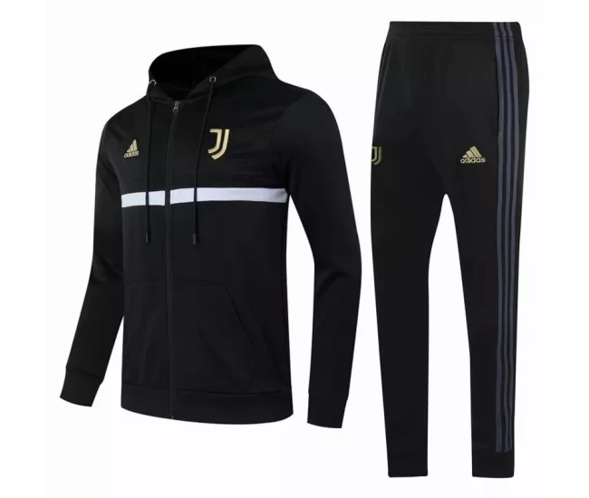 Juventus Training Presentation Soccer Tracksuit Black 2020 2021