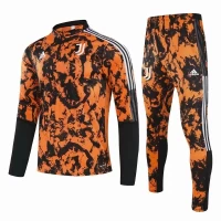 Juventus Training Technical Soccer Tracksuit Orange 2021