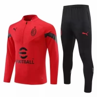 AC Milan Red Training Technical Soccer Tracksuit 2022-23