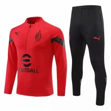 AC Milan Red Training Technical Soccer Tracksuit 2022-23