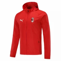 Ac Milan Windbreaker Jacket Red 2021