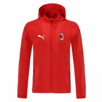 Ac Milan Windbreaker Jacket Red 2021