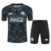 SSC Napoli Mens Ebony Training Soccer Kit 2025-26