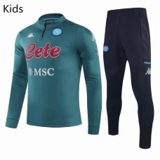 SSC Napoli Training Technical Soccer Tracksuit Kids Green 2020