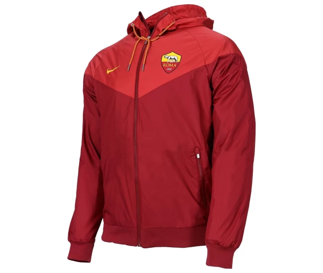 AS ROMA RED WINDRUNNER JACKET 2018/19