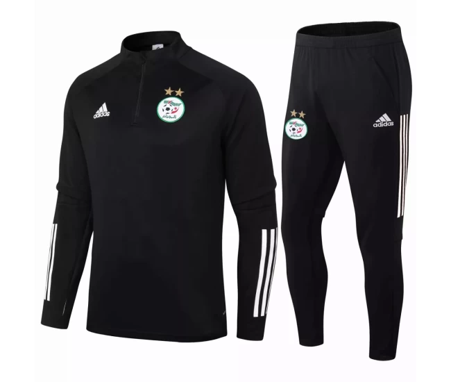 Algeria Black Training Technical Soccer Tracksuit 2020-21