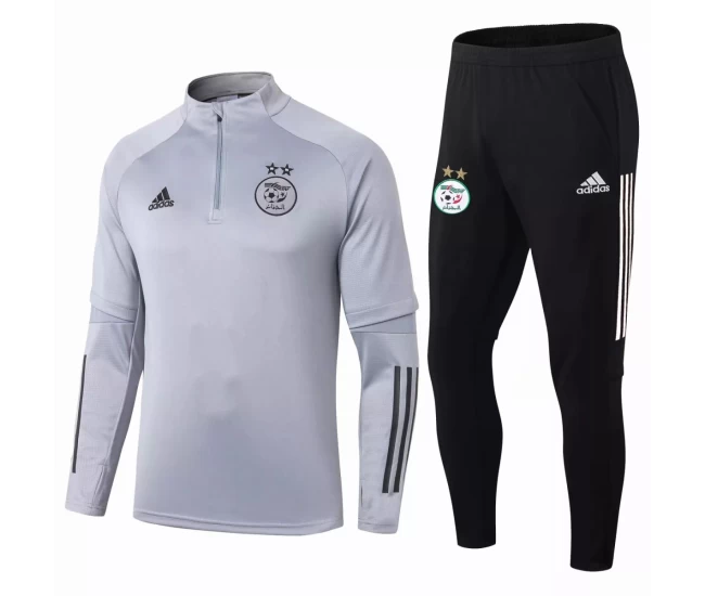 Algeria Grey Training Technical Soccer Tracksuit 2020-21