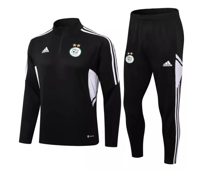 Algeria Black Training Teamgeist Soccer Tracksuit 2021-22