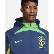 Brazil Blue All Weather Soccer Jacket 2022