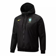 Brazil Black All Weather Soccer Jacket 2022