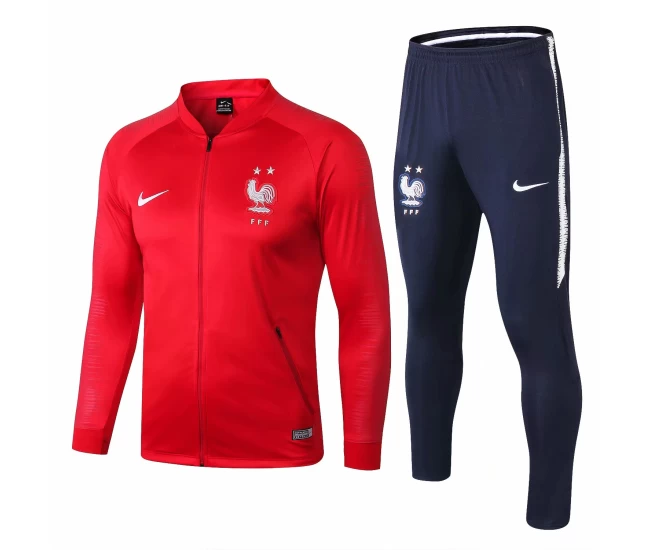 France Red Training Presentation Soccer Tracksuit 2018/19