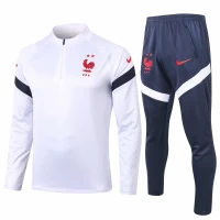 France White Training Technical Soccer Tracksuit 2020