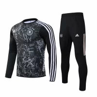 Germany Black Training Sweat Soccer Tracksuit 2020