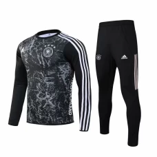 Germany Black Training Sweat Soccer Tracksuit 2020