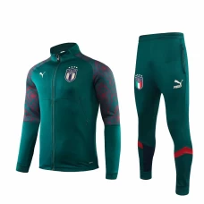 Italy Green Casual Presentation Soccer Tracksuit 2019 2020