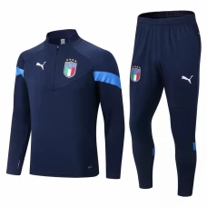 Italy Navy Training Technical Soccer Tracksuit 2022-23