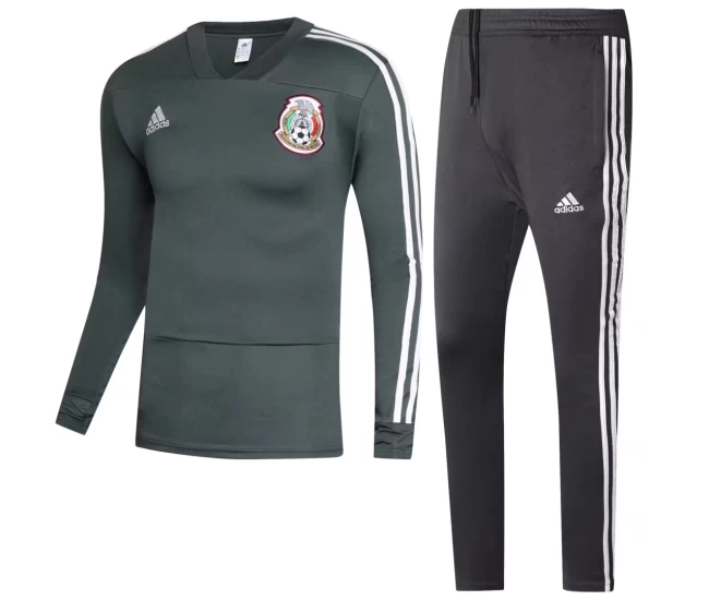 Mexico Dark Green Presentation Training Soccer Tracksuit 2018/19
