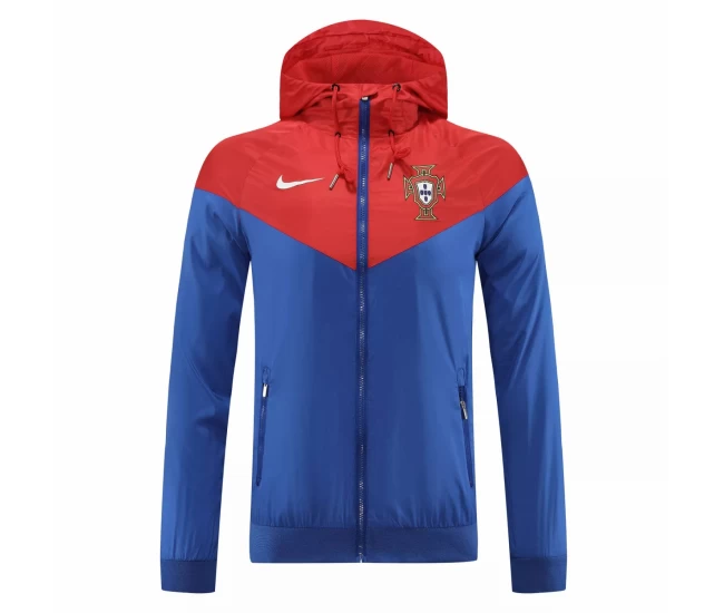 Portugal Blue Windrunner Soccer Jacket 2022-23